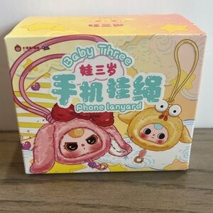 Baby Three Mobile Phone Lanyard Blind Box, a collectible plush item